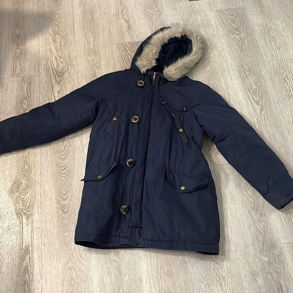 Long down coat
